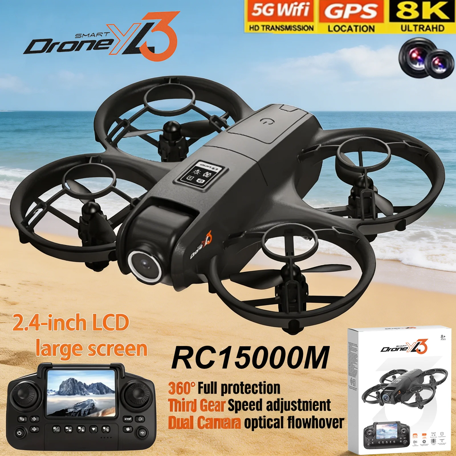 Drone Racing Camera - Nowy dron RC YL3 8K 1080P