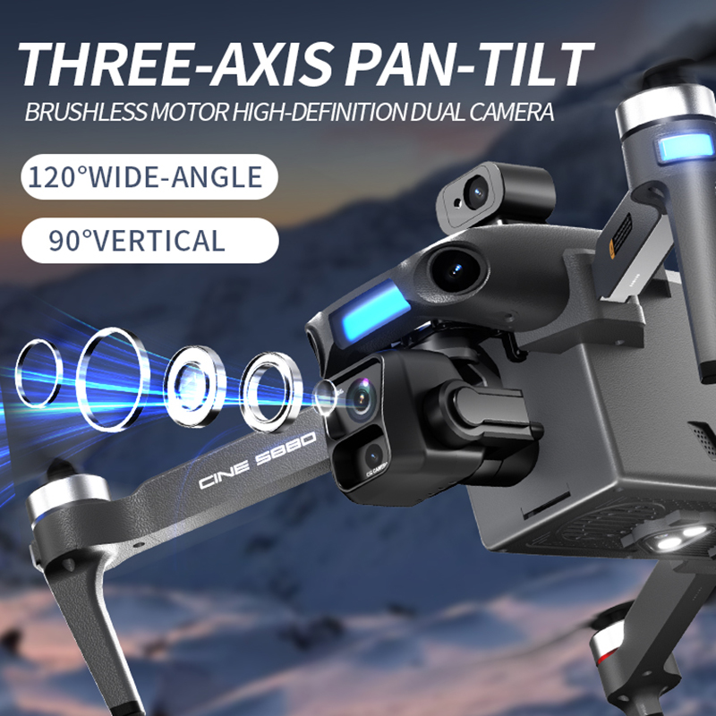 Nowy dron z podwójną kamerą 8K – Drone Racing Camera recenzja i cena