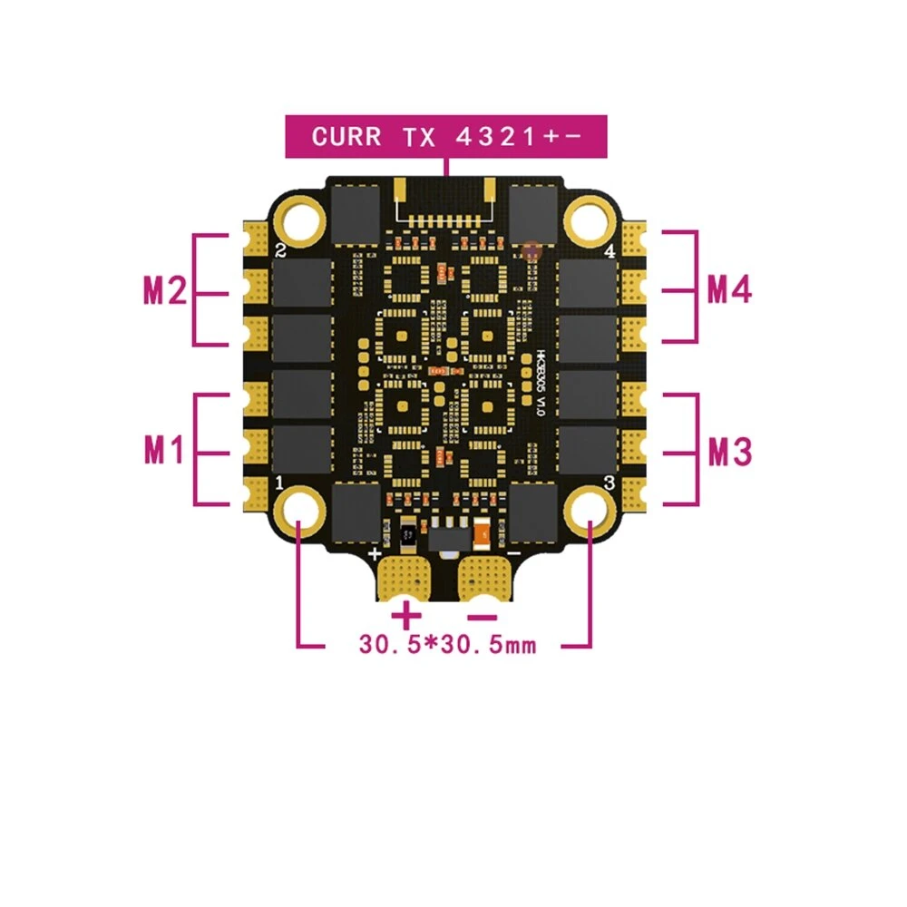 HAKRC 60A Blheli_32 2-6S 4w1 U – Drone Racing Esc recenzja i cena